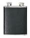 Simran DHF-01 Ajmer 6 oz. Bonded Leather Stainless Steel Flask With Dual Compartments
