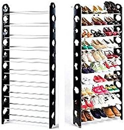 BESTIM Standing 10 Tier Shoe Tower Rack