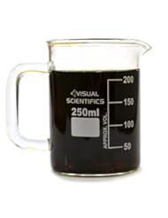 BISS: Premium Beaker Mug, Thick Borosilicate Glass, 8.4oz (250mL) Capacity - EISCO