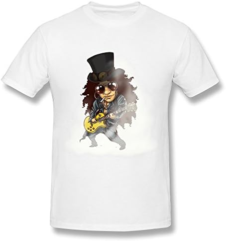 JIEN Men's Guns N Roses Slash T-shirt XXL