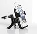 NEW Flexible Cell Phone Car Mount Holder Universal 360 Degree Rotation Air frame Air Vent Car Mount Holder Cradle System for iPhone 6 /5s/5c/5/4s/4, Ipod Touch, Samsung Galaxy S6 Edge /S5/s4/s3 Car Mount, Samsung Galaxy Note, Nokia, Motorola, Blackberry Bold 9900/q10/z10,Nexus, Holder for HTC One/one X Droid Razr, Sony Xperia Z3/Z2/Z1,PDA,/MP4 / GPS/PSP, Car Mount for Most smart Mobile Cell Phones ,Phone Holder Support all Mobiles Wide Less Than 75mm (Not Comaptible for Apple iPhone 6 plus Samsung Note4/3/2)