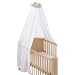 Tr�umeland TT09104 - Blumenwiese Gitterbetthimmel 160 x 300 cm