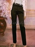 $2675 New BALENCIAGA Black Silk Vinyl Slim Pants 36 / 4