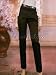$2675 New BALENCIAGA Black Silk Vinyl Slim Pants 36 / 4