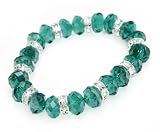 Blue Zircon Single Strand Elizabeth Swarovski Crystal Bracelet