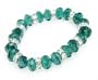 Blue Zircon Single Strand Elizabeth Crystal Bracelet