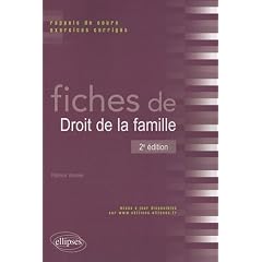 Fiches de droit de la famille