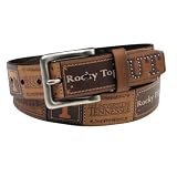 Fossil Tennessee Volunteers Brown Ladies Leather Team Belt