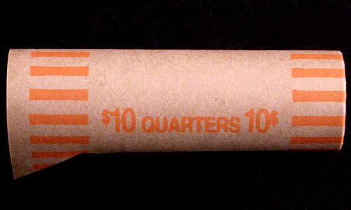 Preformed Coin Wrappers for 40 QUARTERS $10 Bag of 100