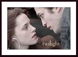 Twilight - Bella and Edward by unknown 24.00X36.00 Framed with Black Wood Frame