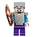 Lego Minecraft Steve with Iron Armor & Bow