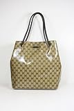 Gucci Handbags Crystal (Coating) Beige and Brown Leather 257275