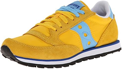 Saucony Originals Women's Jazz Low Pro W Sneaker , Yellow/Light Blue, 8 M US