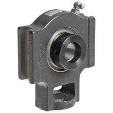 Browning VTWE 100 Series Ball Bearing Take-Up Unit, Intermediate Duty, Eccentric Lock, Non-Expansion, Regreasable, Contact Seal, Cast Iron, Inch