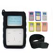 yooZoo Zen Micro Creative Labs Protective Silicone Case w/ Armband & LCD Screen Protector - 9 color options