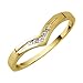 10K Yellow Gold 0.04 ct. Diamond Wedding Band