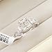 Fashion Plaza Women's Crystal Engagement Wedding Spark Ring R023