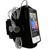 igadgitz Black Water Resistant Neoprene Sports Gym Jogging Armband for HTC  ....