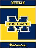 NCAA Michigan Wolverines 60x80 College Campus Collection Blanket / Throw