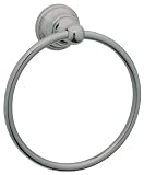 Baldwin 3504.150 Edgewater Towel Ring, Satin Nickel