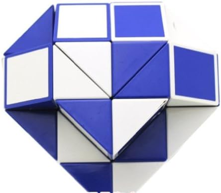 Baibianmowang 48 Blocks Magic Ruler Magic Snake Toy, Snake Folding Puzzle Toy