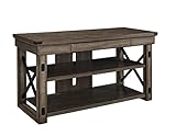 Altra Wildwood Wood Veneer 50" TV Stand, Rustic Gray
