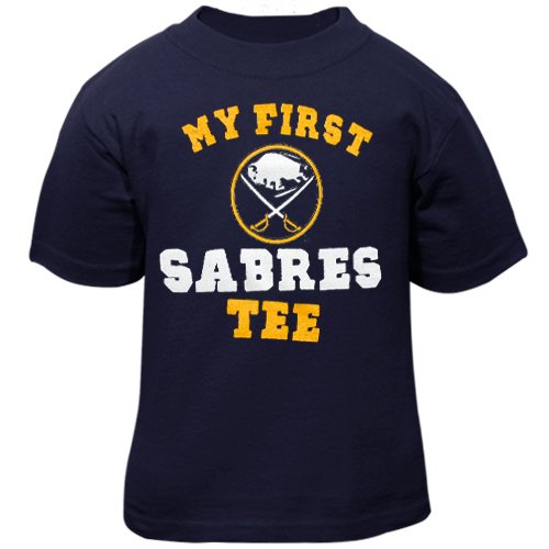 Reebok Buffalo Sabres Infant My First Tee T-Shirt - Navy Blue (18 Months)