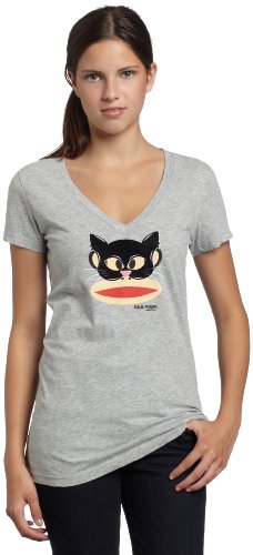Paul Frank Junior's Cat Mask Julius Tee,Grey Heather,X-Small