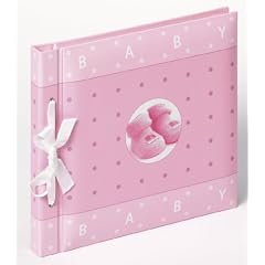 Walther UK-123-R Babyalbum First Shoes, 28 x 25 cm, rosa