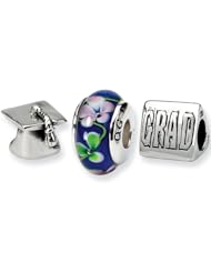 Reflection Beads Silver Graduation Boxed Bead Set