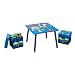 DISNEY PIXAR TOY STORY WOODEN TBLE & FABRIC STOOLS