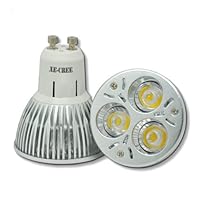 2012 New Creative technology! LED CREE Gu10 Dimmable 3X3W 9W cool White Gu10 led Light Lamp Bulb downlight AC 85v-265v