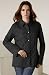 Burberry Logo Snap Check Lining Quilted Jacket, Black, L