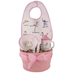 Pink Themed Baby Shower or New Baby Gift Basket