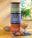Review The Peanut Roaster  / Gourmet Gift Tower 3 Tins gift wrapped in cello