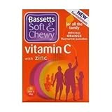 Bassetts Soft and Chewy Vitamin C and Zinc Orange Pastilles - Pack of 30 Pastilles