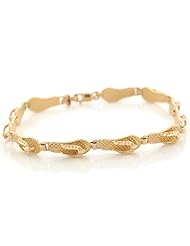 10k Real Yellow Gold Flip Flop Sandle Beach Lovers Tropical Bracelet