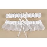 Rhinestone Horseshoe Keep and Toss Garter Set