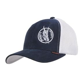 Dynasty Dragon Men's Mesh Hat - One Size Fits All - Navy / White