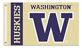 NCAA Washington Huskies 3-by-5 Foot Flag with Grommets