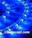 Blue 100 FT 110V-120V LED Rope light Kit, 1.0" LED spacing, Christmas Lighting, Outdoor rope light image 1