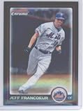 2010 Bowman Chrome Baseball Card # 110 Jeff Francoeur - New York Mets - MLB Trading Card in Screwdown Case