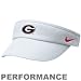 Nike Georgia Bulldogs White 2010 Coaches Performance Adjustable Visor