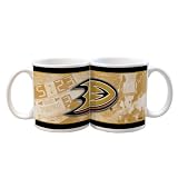 NHL Anaheim Ducks 11-Ounce White Nostalgic Mug (2 Pack)