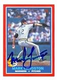 Mark Langston Autographed/Hand Signed baseball card (Seattle Mariners) 1987 Fleer Hottest Stars #26