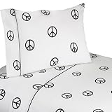 3pc Twin Sheet Set for Peace Bedding Collection by JoJo Designs