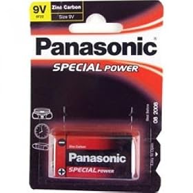 PANASONIC 9v Zinc Carbon Square Battery SINGLE