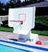 Pool Shot - PSL-100 - Varsity Swimming Pool Basketball Portable Hoops Game - White PVC - Stand Alone Base