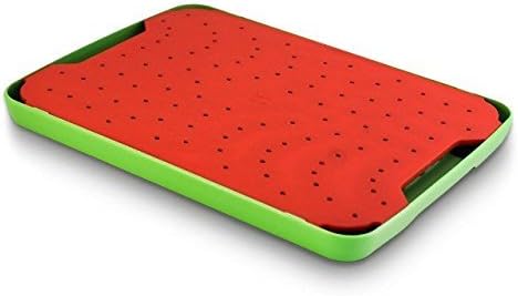 Simpleware Flow Juice Catching Cutting Board Slim Non Slip - Red/Green by Simpleware