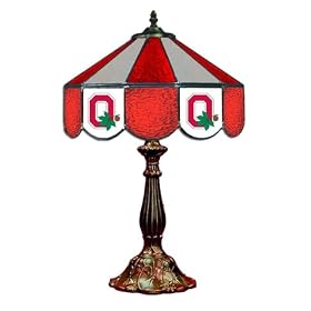 Stained Galss Table Lamp 14 Ohio State University Buckeyes